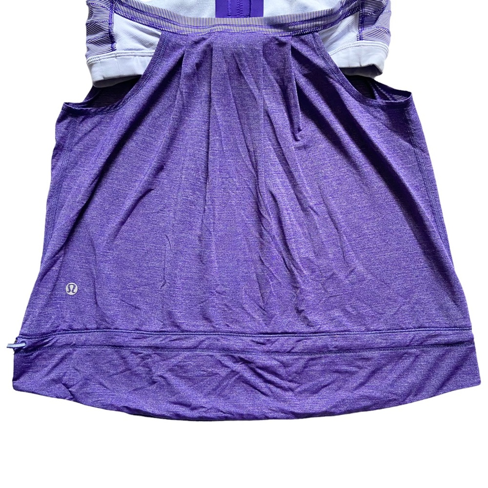 LULULEMON Rest Less Tank Top Athletic Wear Yoga Workout Size 8 Bruised Berry - Picture 6 of 14